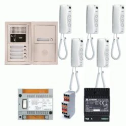 Nice Boutique 30 GTBA5E Pack Audio 5 BP Avec 5 Postes GT1D Programmés AIPHONE