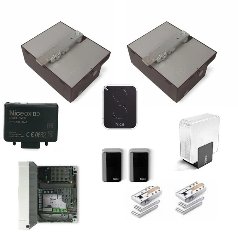 BIG-FABKIT 5024 Motorisation Portail 2 Battants NICE 24V 1 BIG-FABKIT 5024 Motorisation Portail 2 Battants NICE 24V