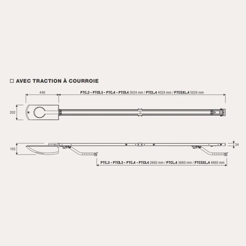 KIT JIM 3ESA Motorisation De Porte De Garage BENINCA 2 KIT JIM 3ESA Motorisation De Porte De Garage BENINCA – Image 2