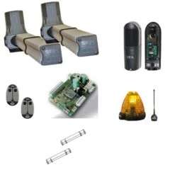 KIT ALPHA 330 Motorisation électromécanique Pour Portail 2 Battants SEA 24V