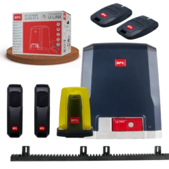 Kit DEIMOS BT ULTRA A400 Motorisation Coulissant BFT + Crémaillère