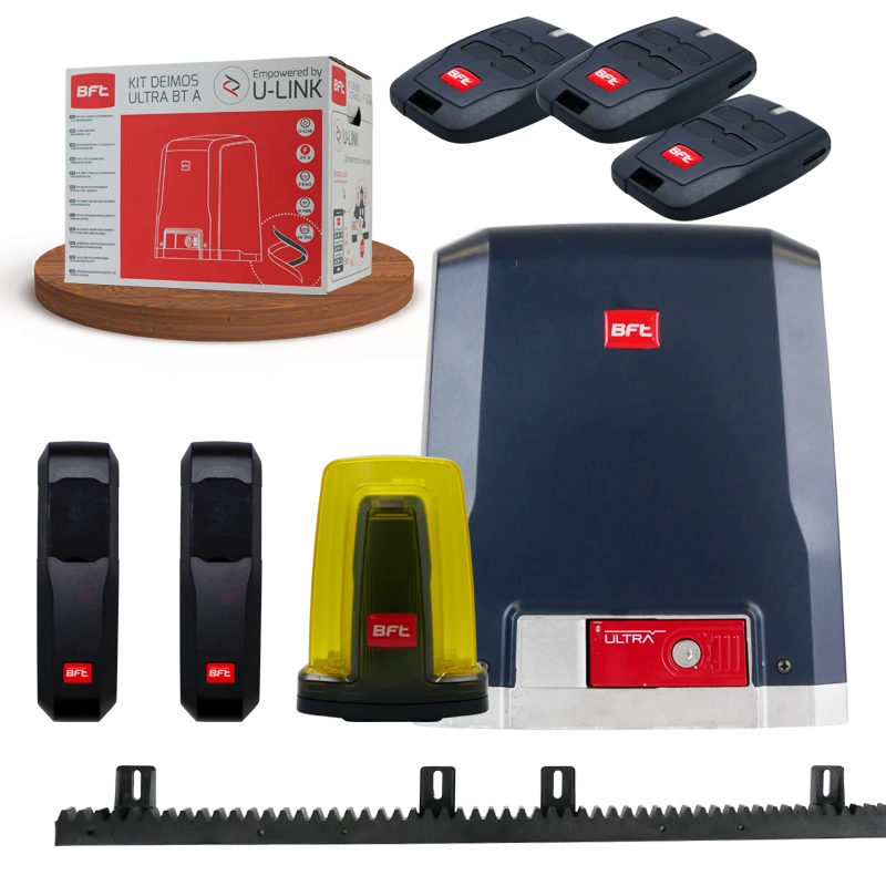 Kit DEIMOS BT ULTRA A600 Motorisation Coulissant BFT + 1 Télécommande 1 Kit DEIMOS BT ULTRA A600 Motorisation Coulissant BFT + 1 Télécommande