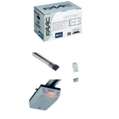 KIT DOLPHIN D1000 RAIL COURROIE Motorisation Porte Garage FAAC 24V