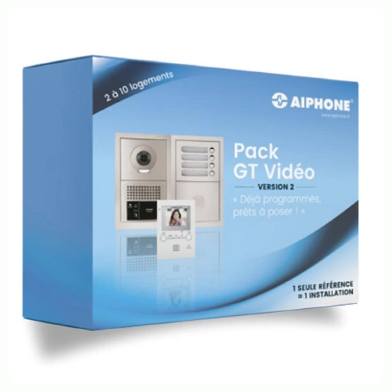 GTBV6E Pack Vidéo 6 BP Avec 6 Moniteurs Programmés AIPHONE 2 GTBV6E Pack Vidéo 6 BP Avec 6 Moniteurs Programmés AIPHONE – Image 2