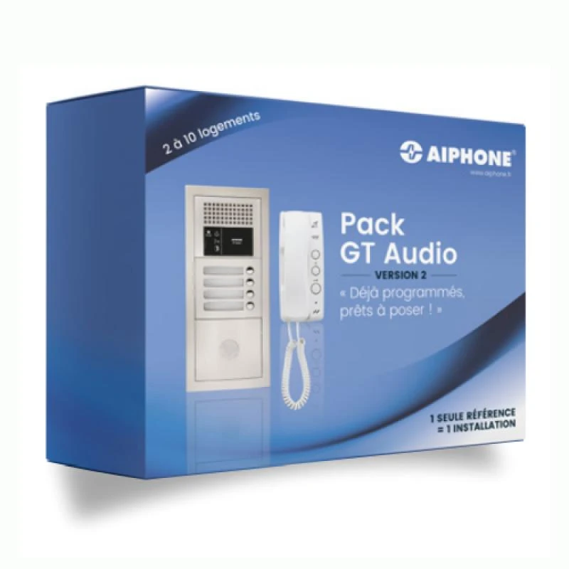 GTBA6E Pack Audio 6 BP Avec 6 Postes GT1D Programmés AIPHONE 2 GTBA6E Pack Audio 6 BP Avec 6 Postes GT1D Programmés AIPHONE – Image 2