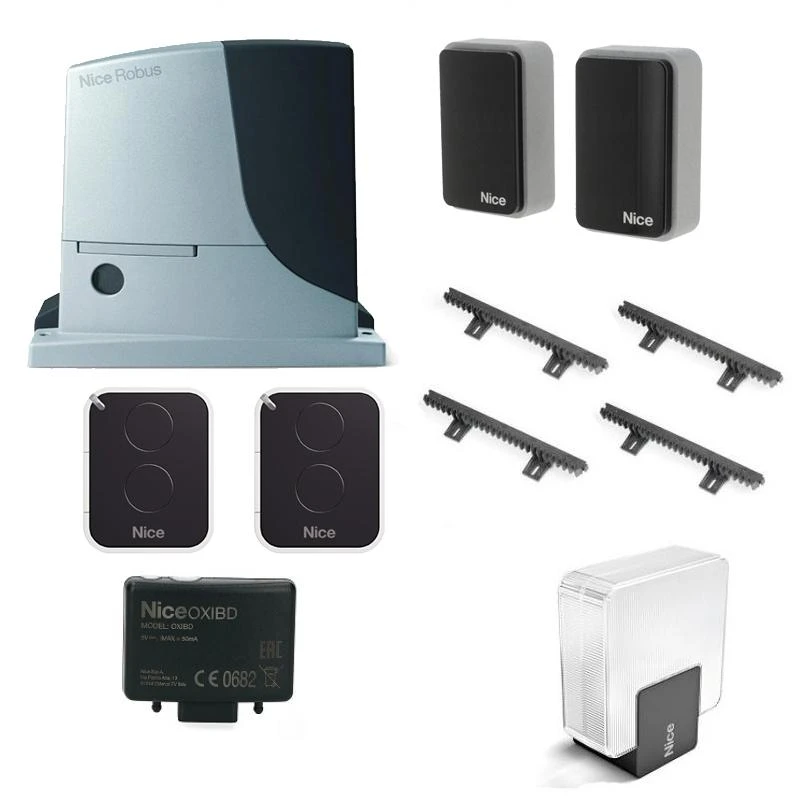 RobusKit 600 Motorisation Coulissant Commande Bidirectionnelle NICE Avec Accessoires 1 RobusKit 600 Motorisation Coulissant Commande Bidirectionnelle NICE Avec Accessoires