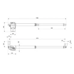 BILL50M Vérin Gauche 230V BENINCA -Nice Boutique schema bill50m 800x800