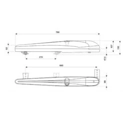 BOB3024E Motoréducteur électromécanique BENINCA 5 BOB3024E Motoréducteur électromécanique BENINCA -Nice Boutique schema bob3024e 800x800