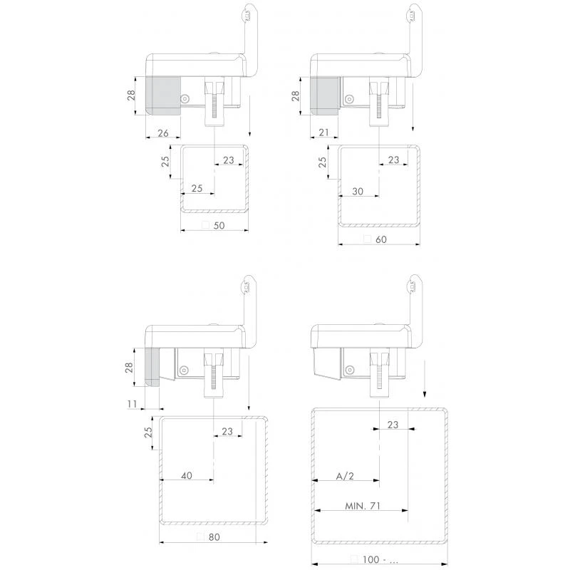 SE-E Gâche électrique à émission Pour Serrures En Applique LOCINOX 3 SE-E Gâche électrique à émission Pour Serrures En Applique LOCINOX – Image 3
