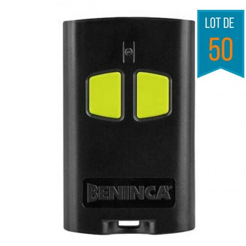 TO GO 2VA - Télécommande 2 Canaux BENINCA Pack De 50 1 TO GO 2VA - Télécommande 2 Canaux BENINCA Pack De 50