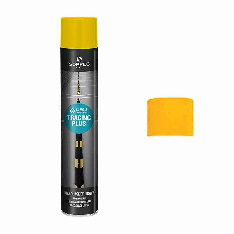 Peinture Jaune Pour Marquage Au Sol Tracing Plus 750 Ml SOPPEC 1 Peinture Jaune Pour Marquage Au Sol Tracing Plus 750 Ml SOPPEC