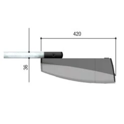 KIT VER SANS RAIL Motorisation Porte De Garage CAME 24V 8K01MV-005 5 KIT VER SANS RAIL Motorisation Porte De Garage CAME 24V 8K01MV-005 -Nice Boutique ver schema 2 800x800